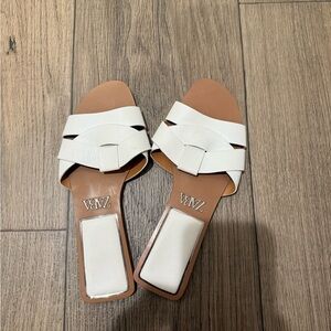Zara White Women's Sandals